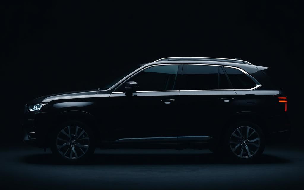 Black Tier SUV
